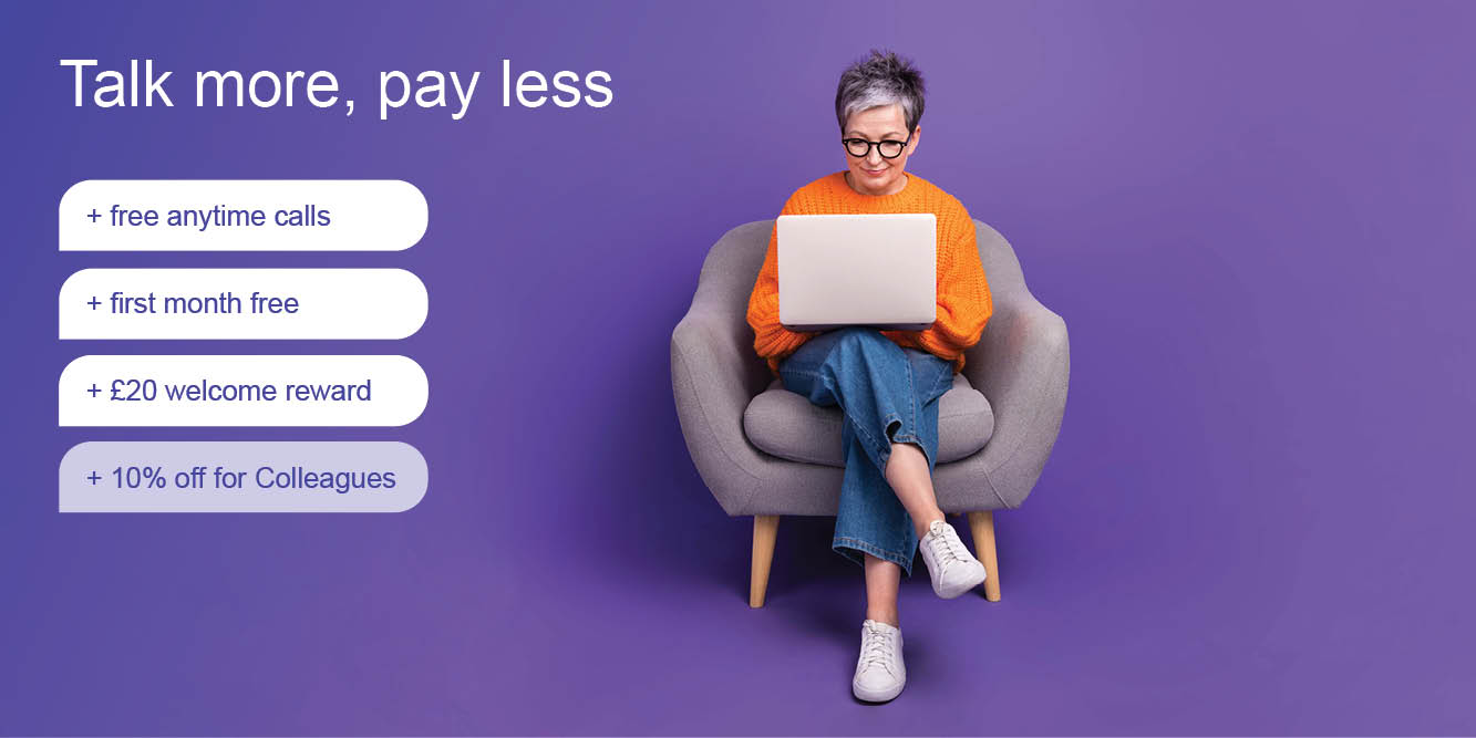woman sat using her laptop