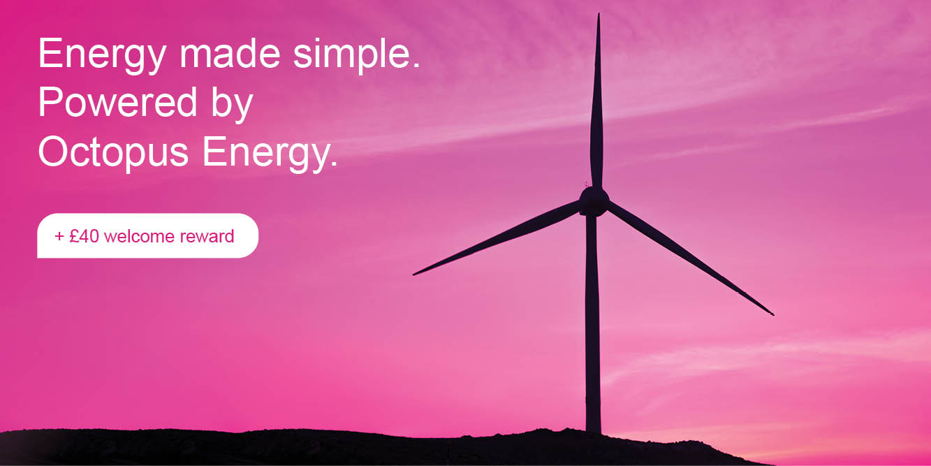 wind turbine on a hill