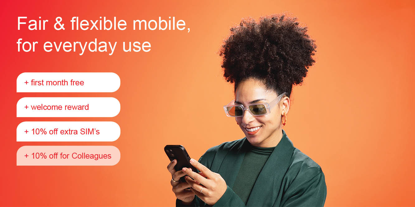woman holding her phone